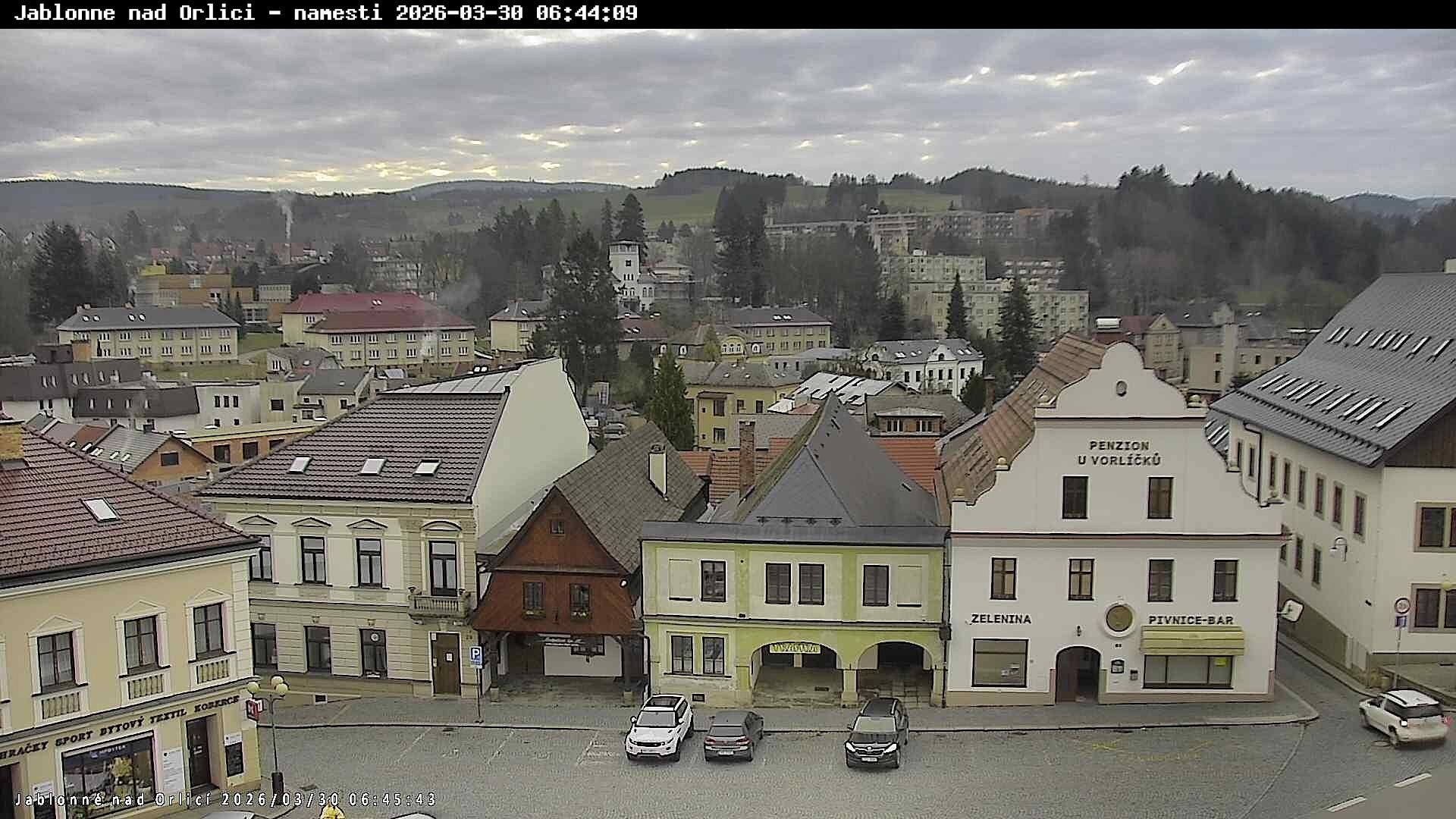 Kamera na żywo - Jablonne nad Orlicą