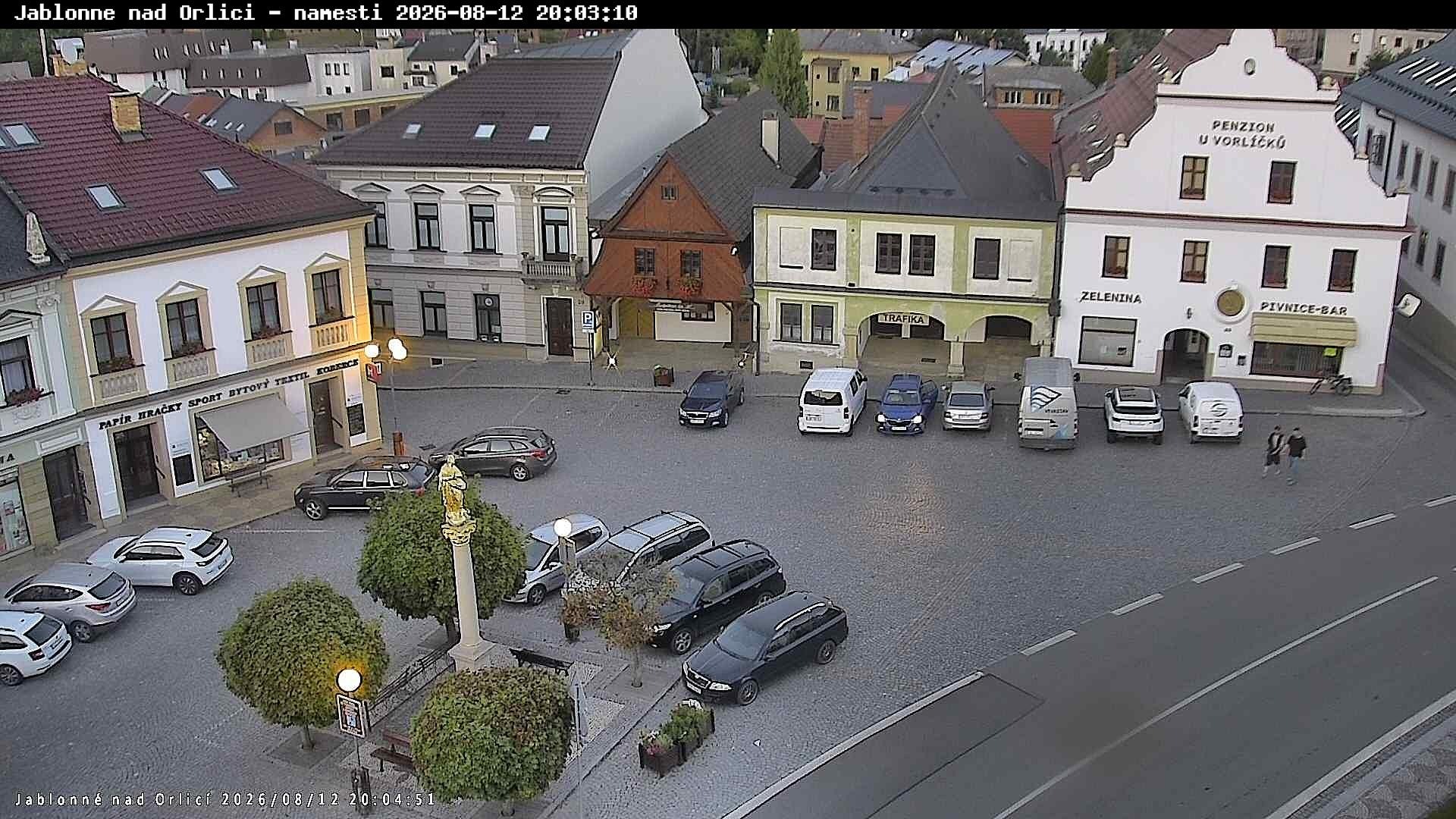 Kamera na żywo - Jablonne nad Orlicą