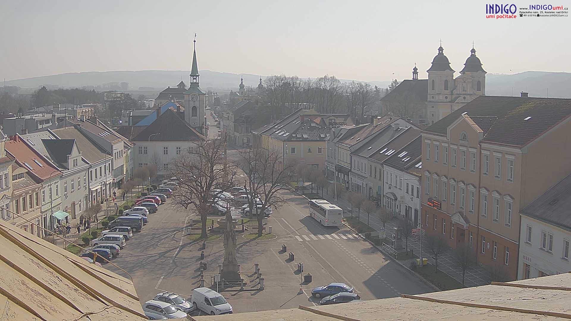 Kamera na żywo - Kostelec nad Orlicí