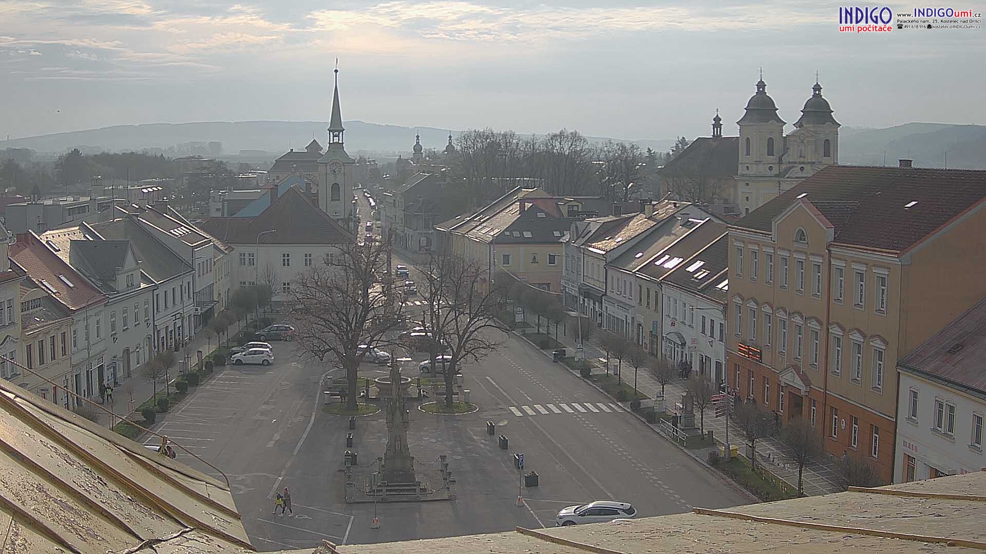 Kamera na żywo - Kostelec nad Orlicí