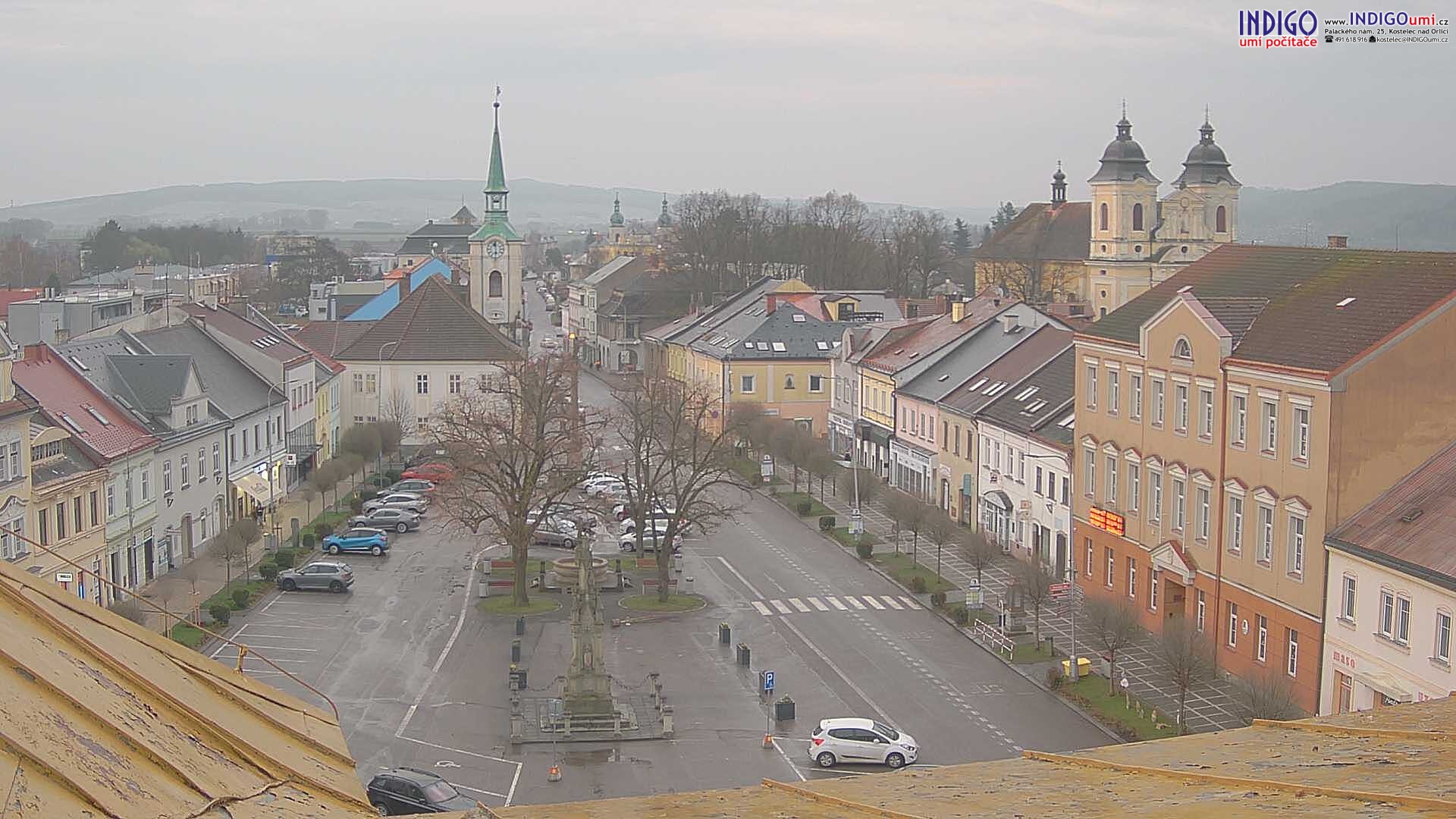Kamera na żywo - Kostelec nad Orlicí