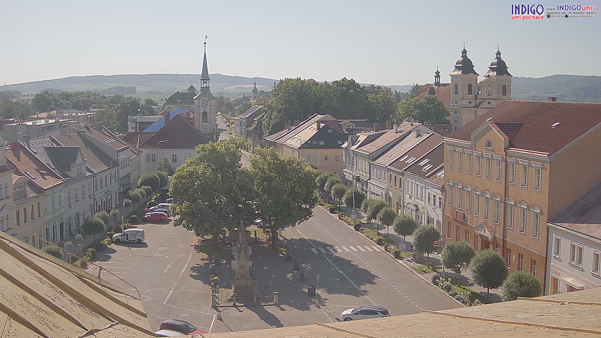 Kamera na żywo - Kostelec nad Orlicí