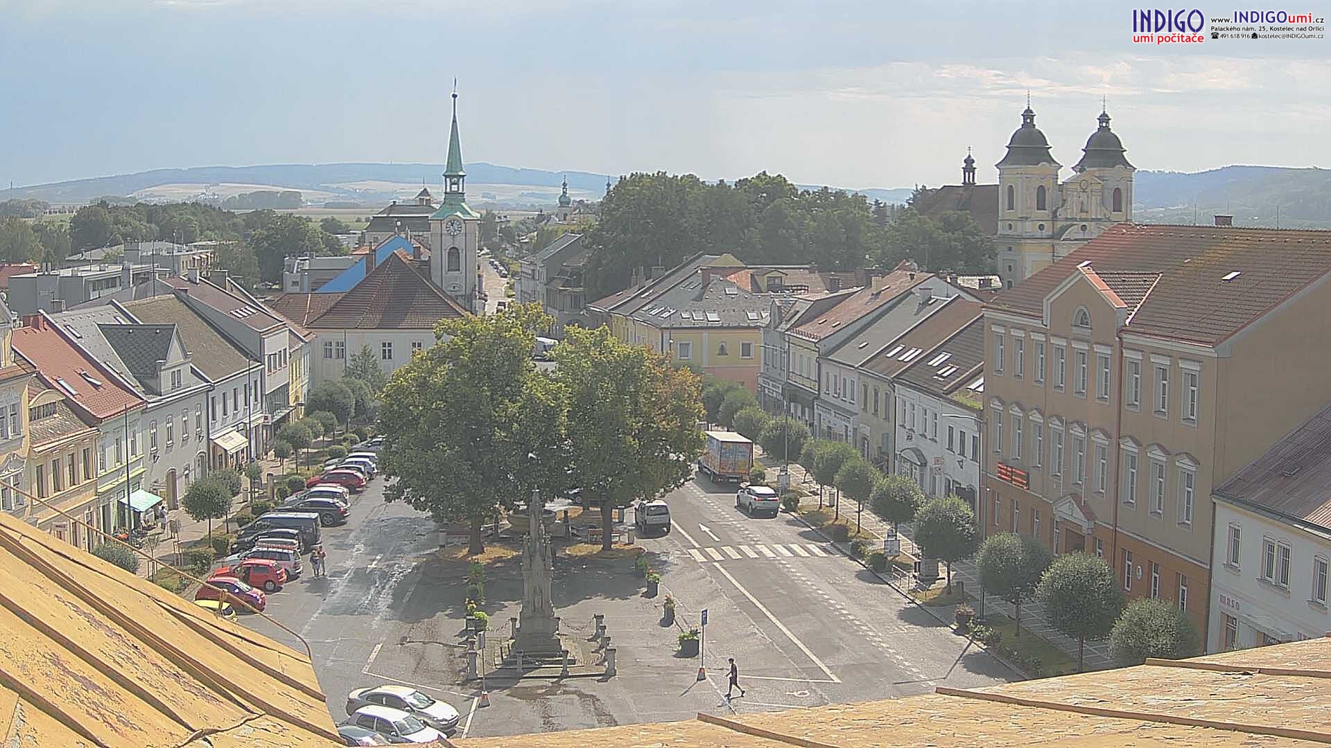 Kamera na żywo - Kostelec nad Orlicí