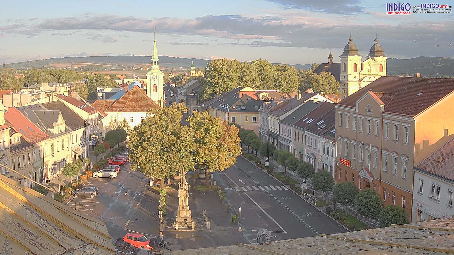 Kamera na żywo - Kostelec nad Orlicí